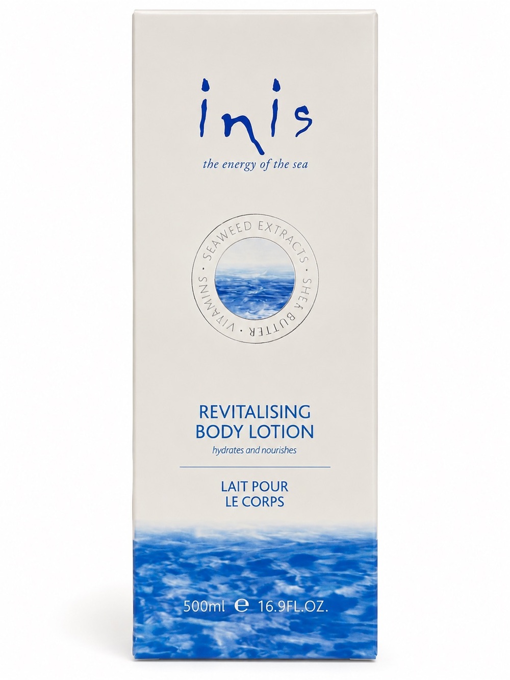 Inis The Energy of the Sea Revitalising Body Lotion 16.9 oz 500ml NIB